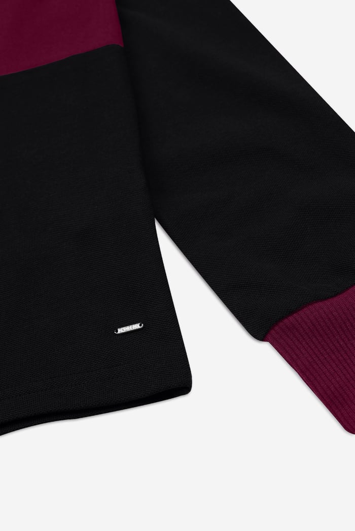 Mens Cut & Sew Pique Polo