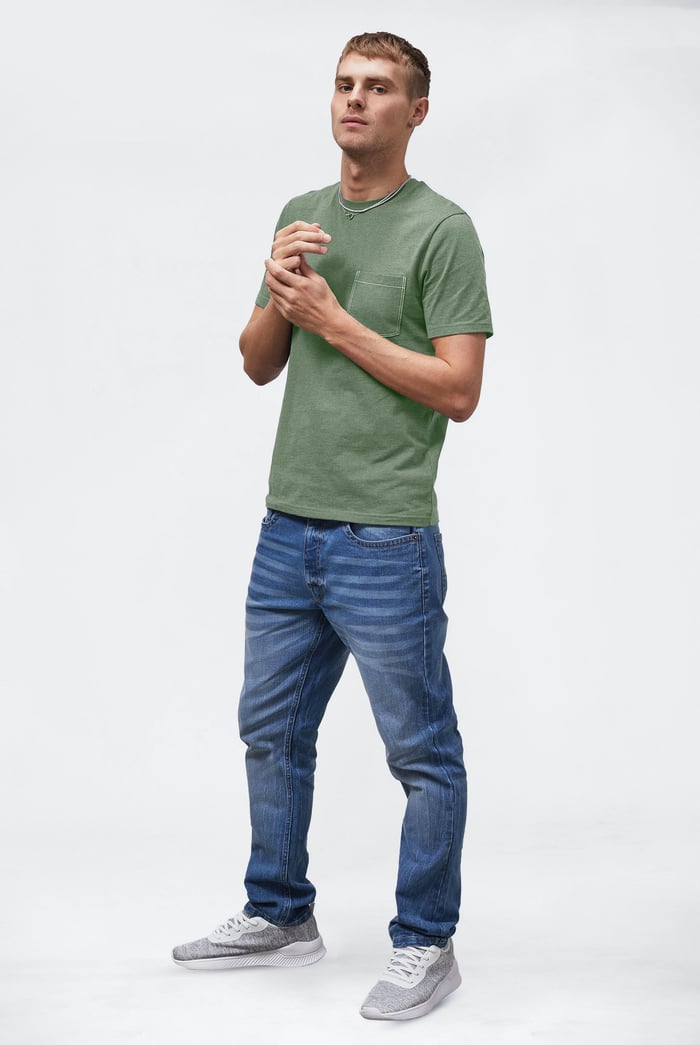 Front Pocket Short Sleeve T-Shirt