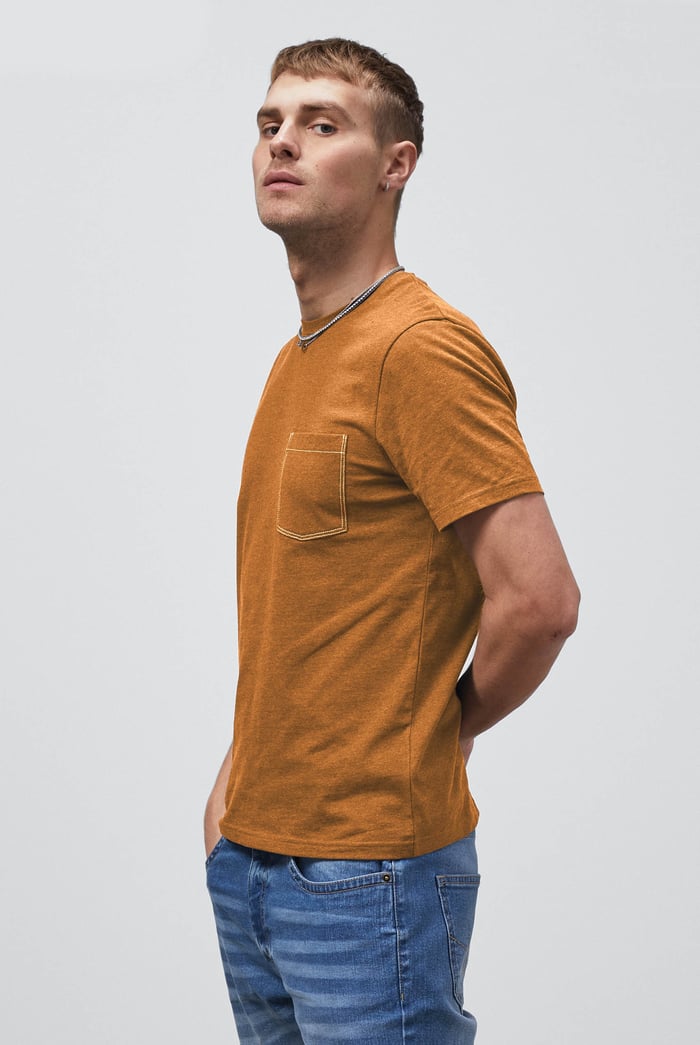 Front Pocket Short Sleeve T-Shirt