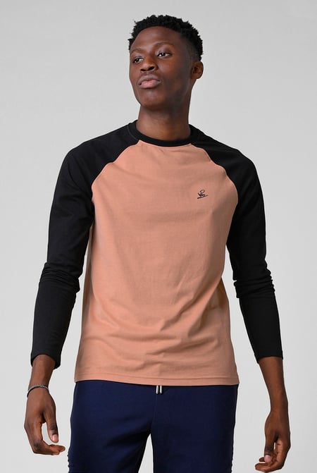 Black Classic  Raglan Sleeve T-Shirt