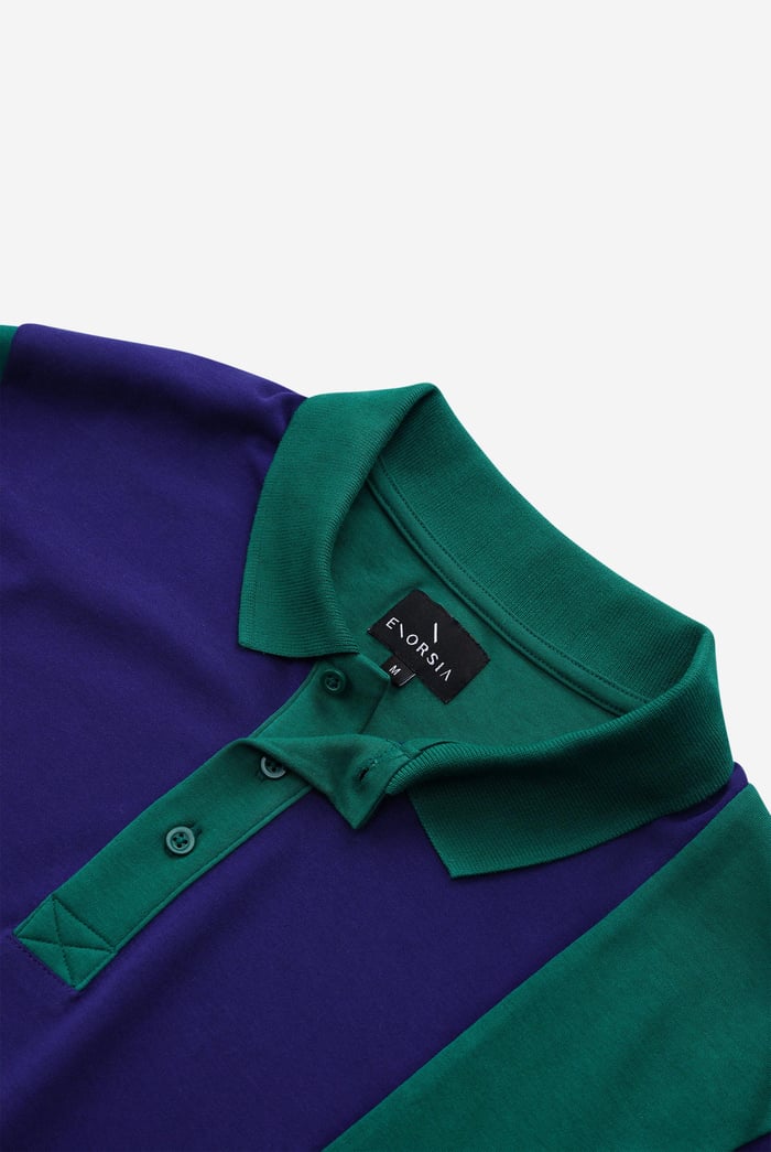Colour Block Polo Shirt