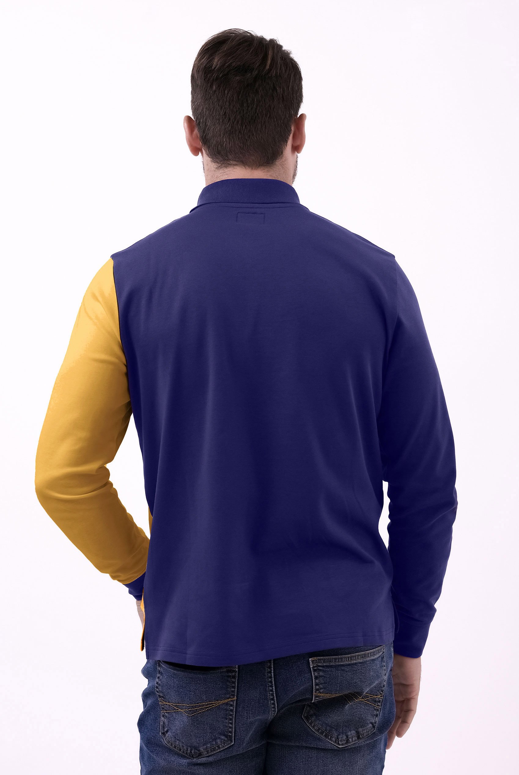 Colour Block Polo Shirt