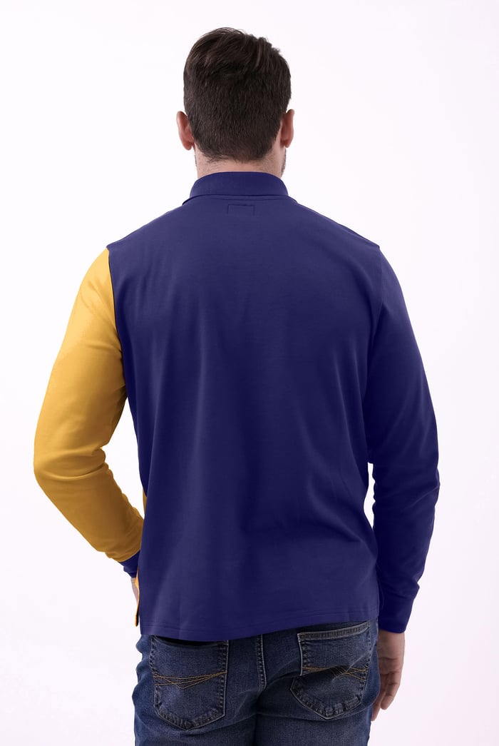 Colour Block Polo Shirt
