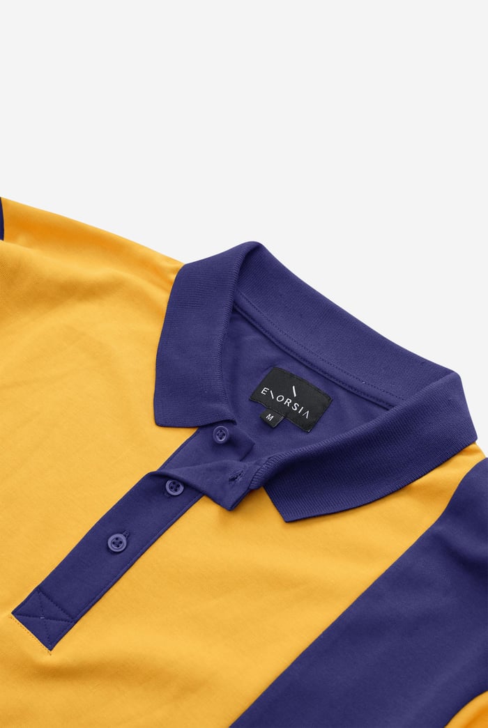 Colour Block Polo Shirt