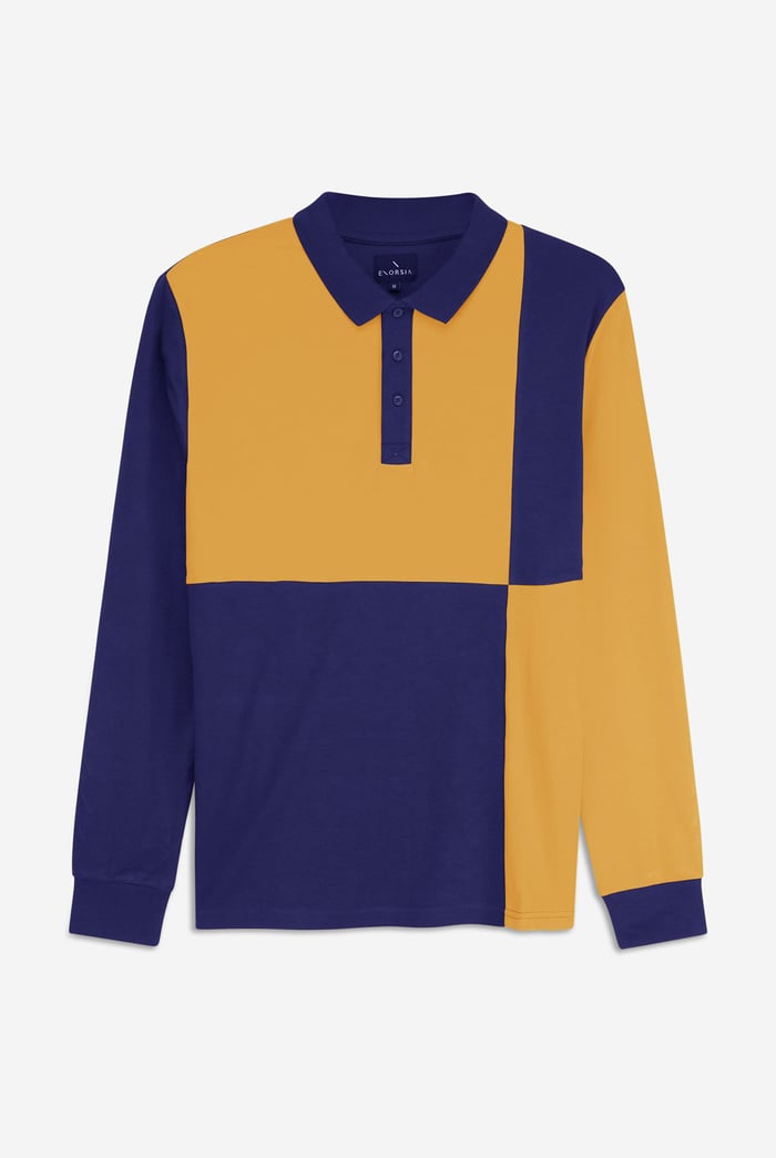 Colour Block Polo Shirt