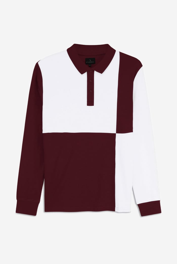 Colour Block Polo Shirt