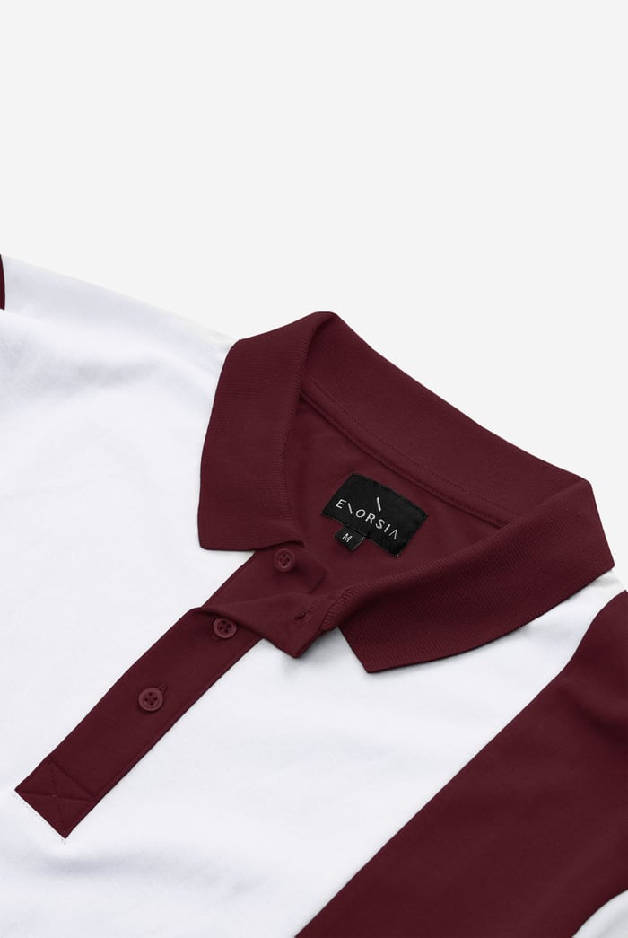 Colour Block Polo Shirt