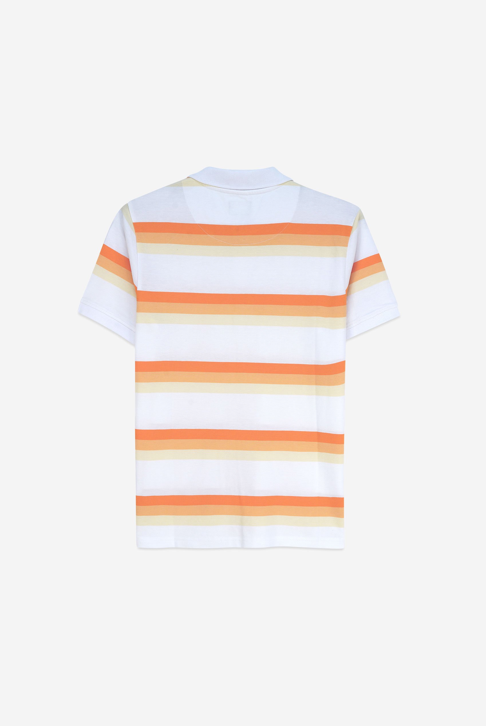 Stripe Pique Polo Shirt