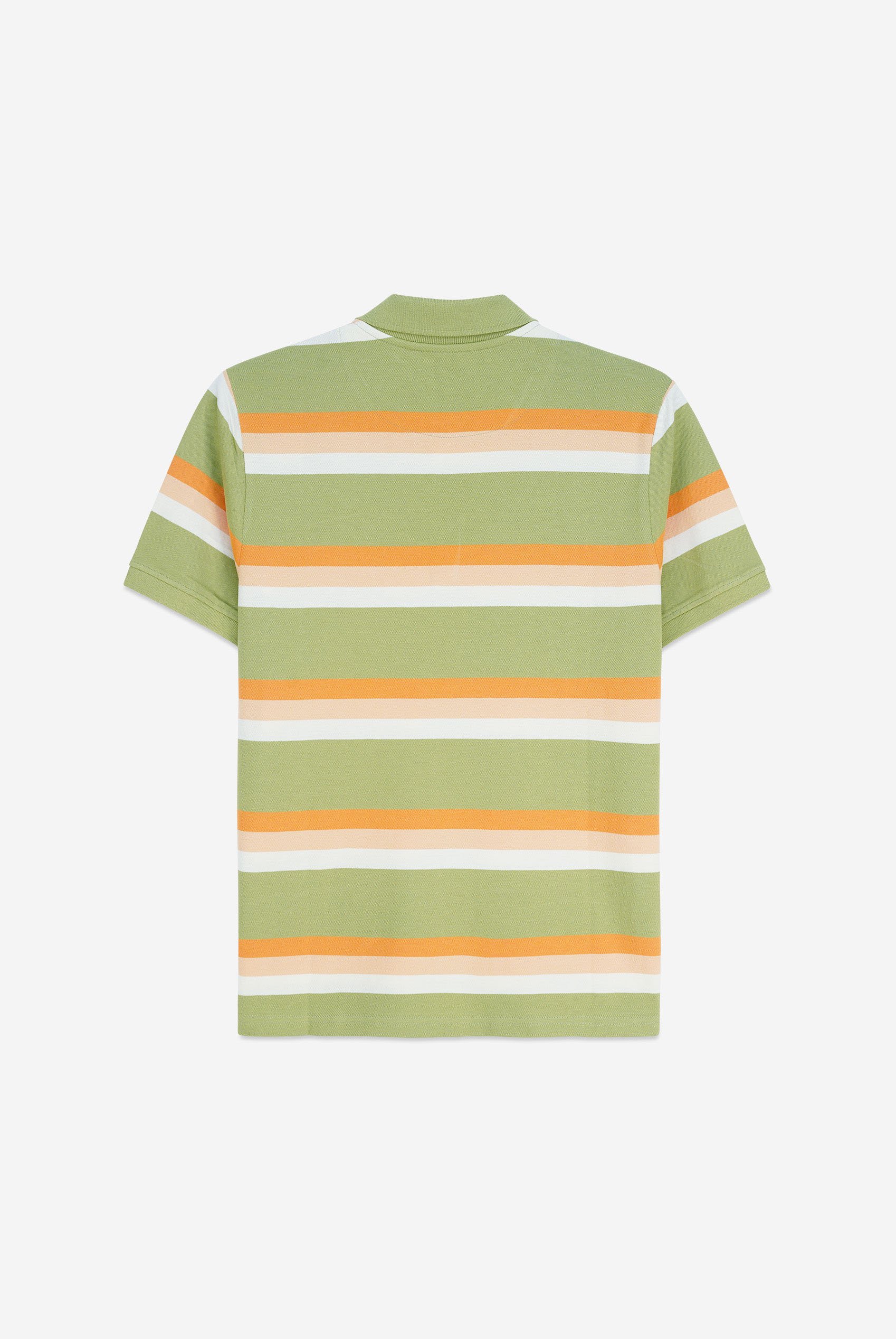 Stripe Pique Polo Shirt