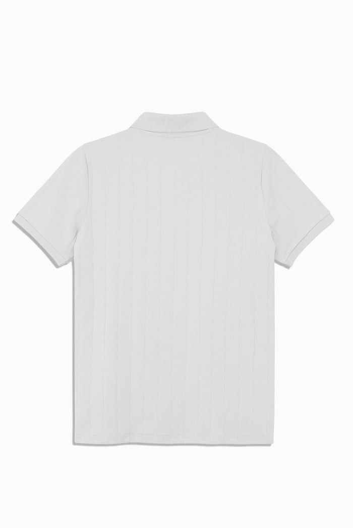 Enorsia Muscle Ribbed Polo Shirt