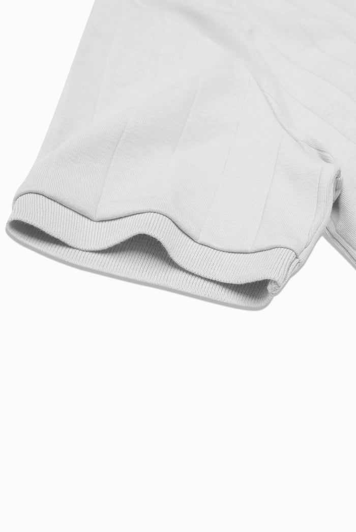 Enorsia Muscle Ribbed Polo Shirt