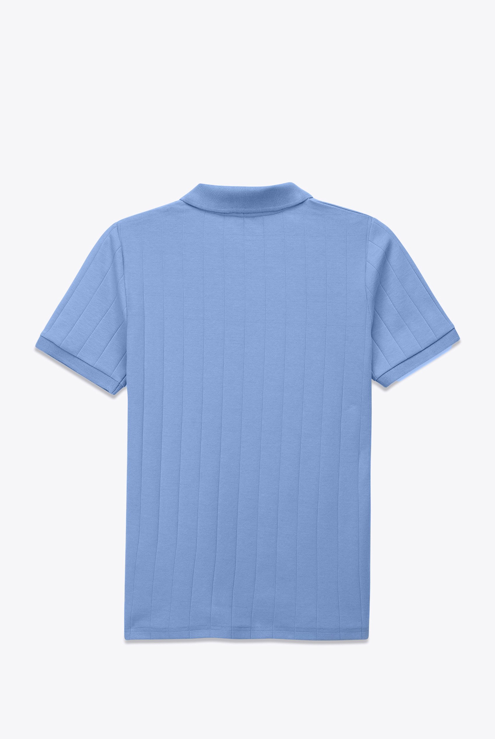 Enorsia Muscle Ribbed Polo Shirt