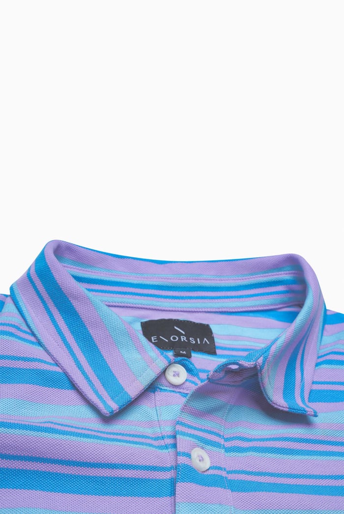 Casual Yarn Dyed Polo Shirt
