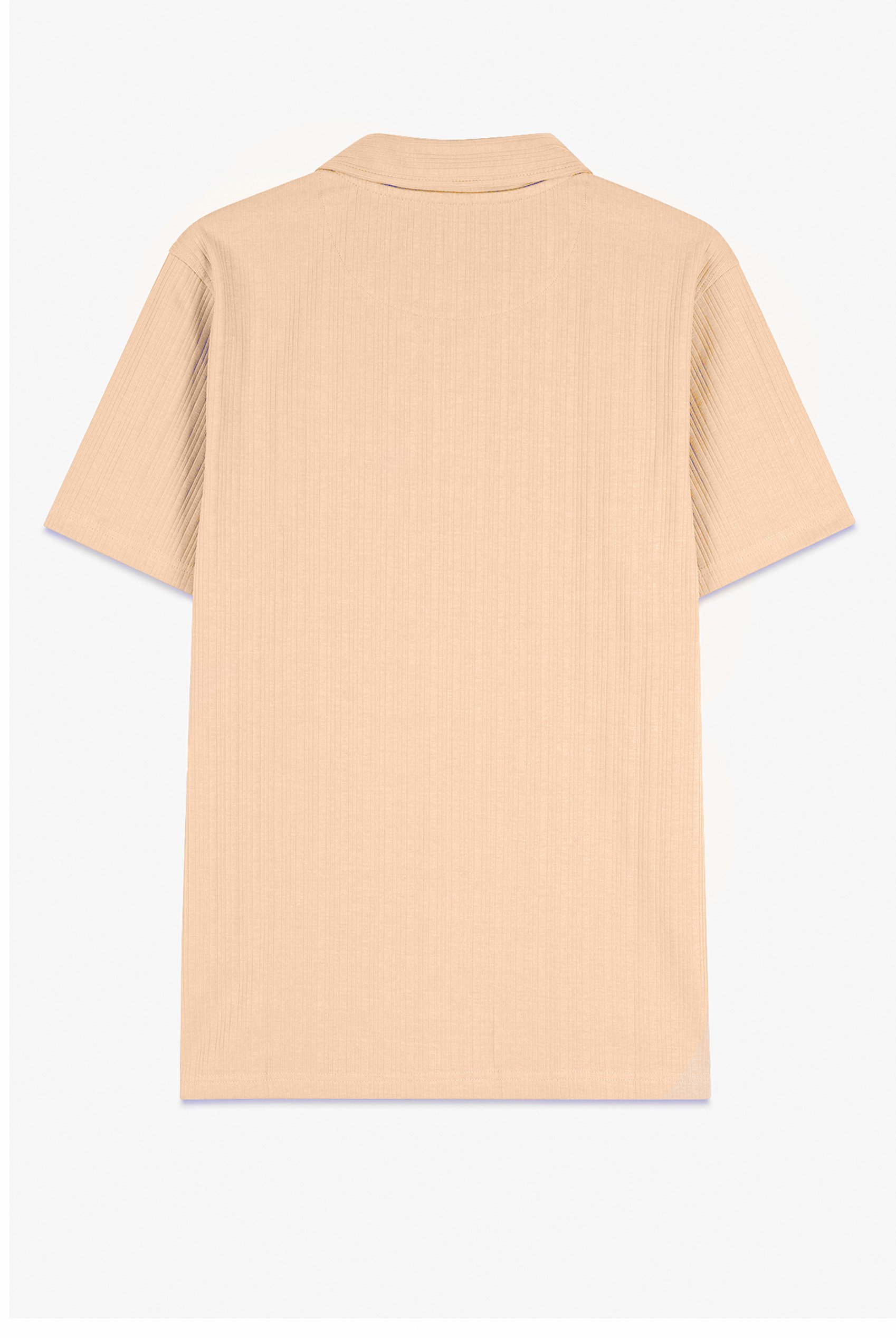 Rib Textured Men’s Polo Shirt