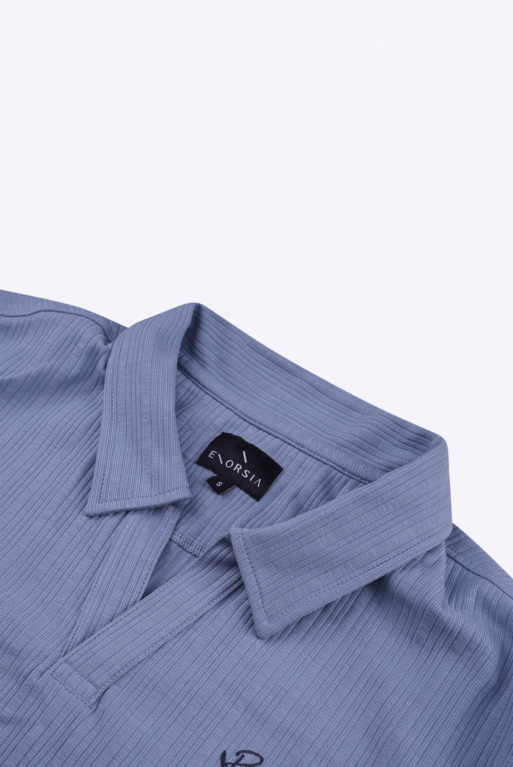 Rib Textured Men’s Polo Shirt