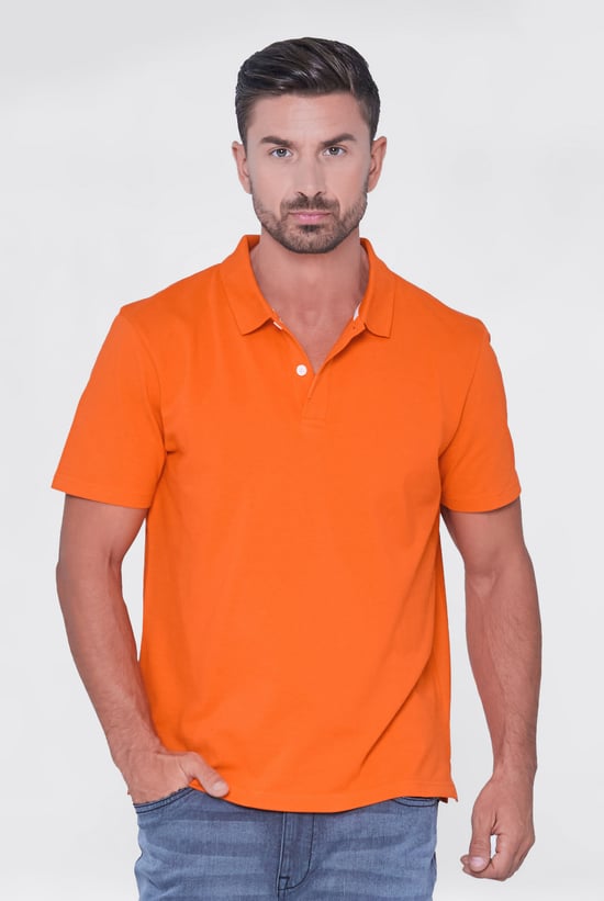 Solid Pique Polo Shirt