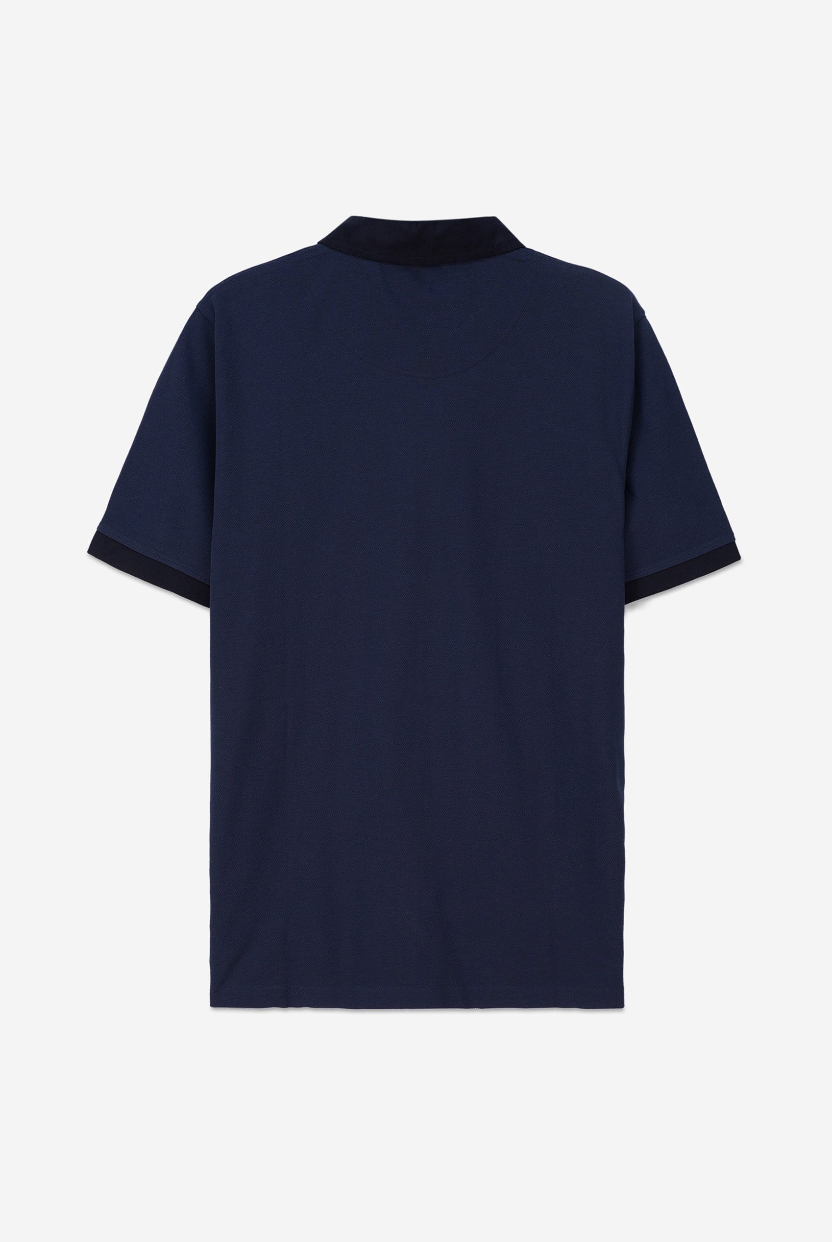 Mens Oxford Collar Pique Polo Shirt