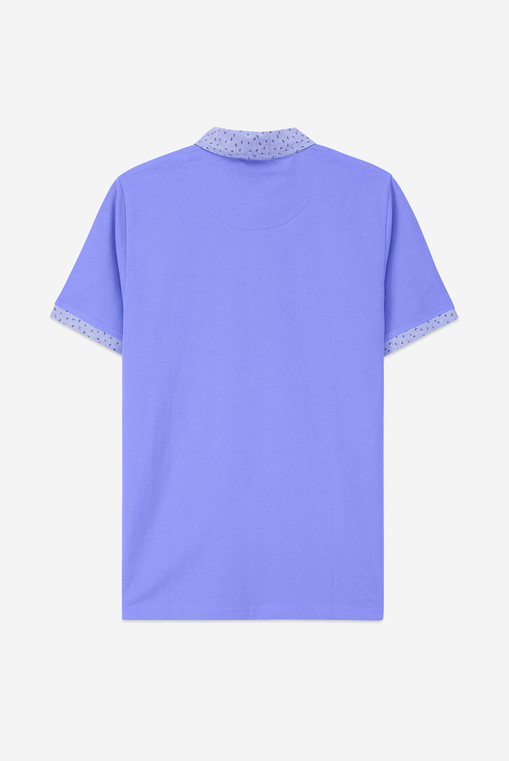 Mens Oxford Collar Pique Polo Shirt