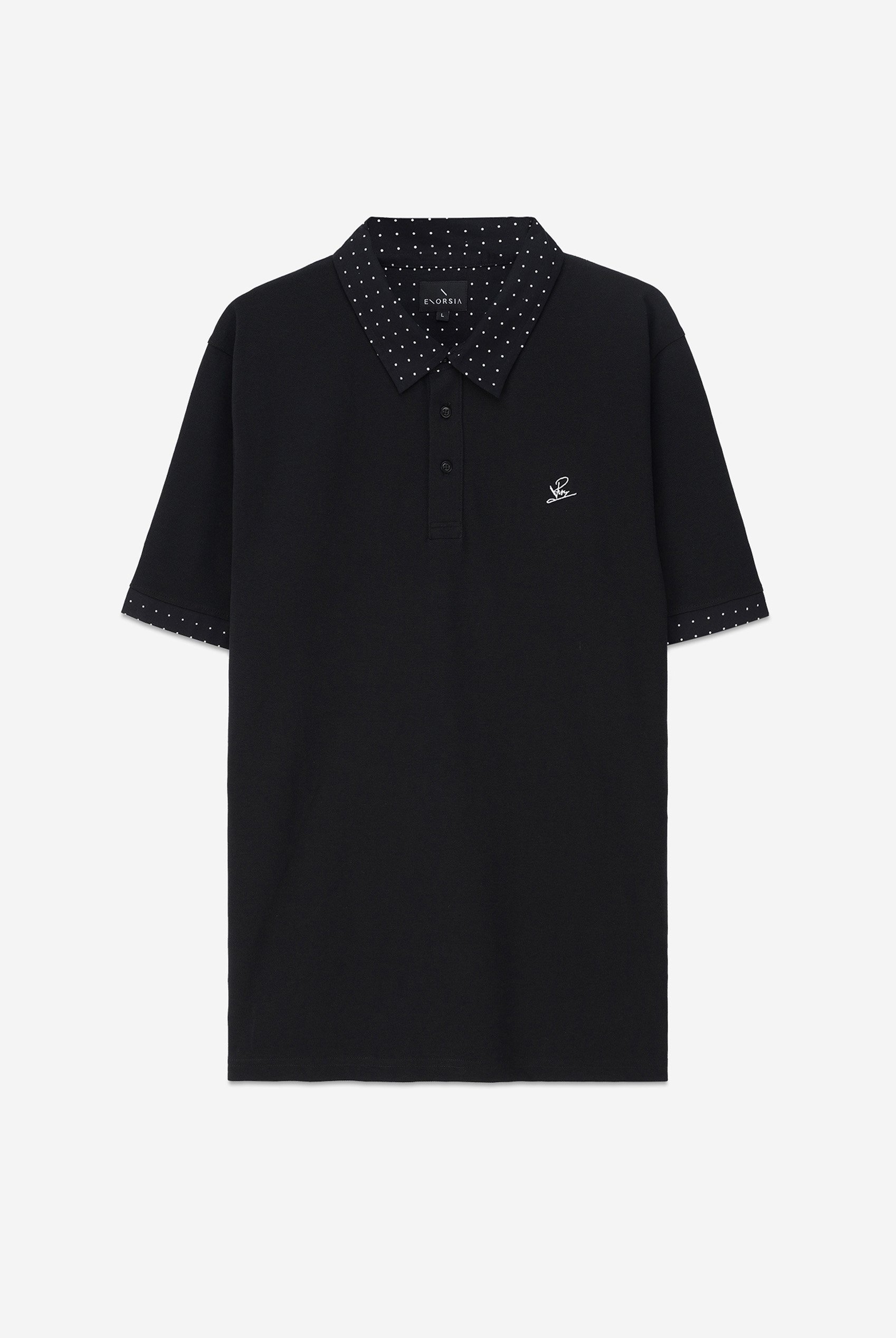 Mens Oxford Collar Pique Polo Shirt
