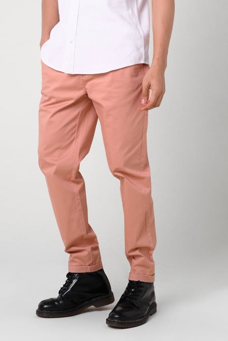 Mens Folded Hem Trousers