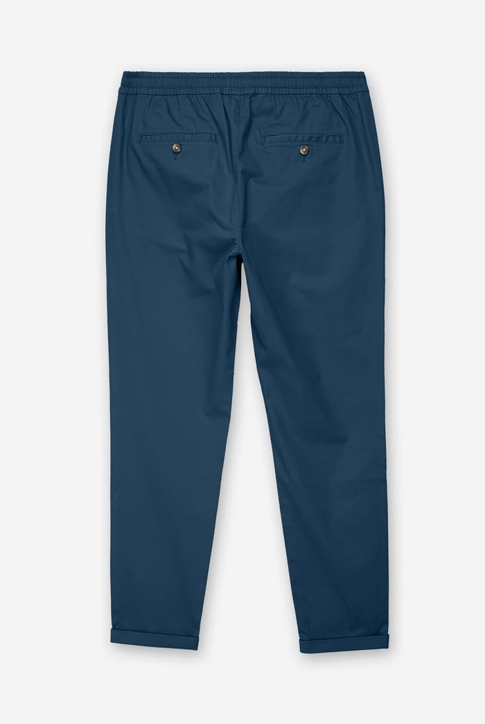 Mens Folded Hem Trousers