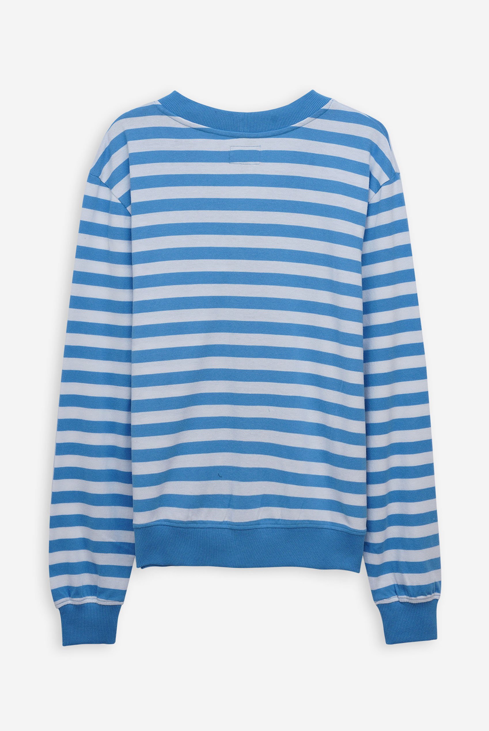 Striped V-neck Button Front Cardigan