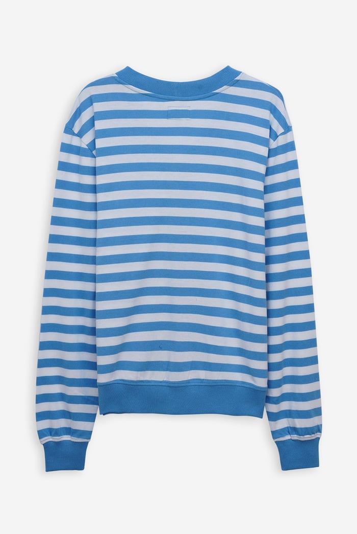 Striped V-neck Button Front Cardigan