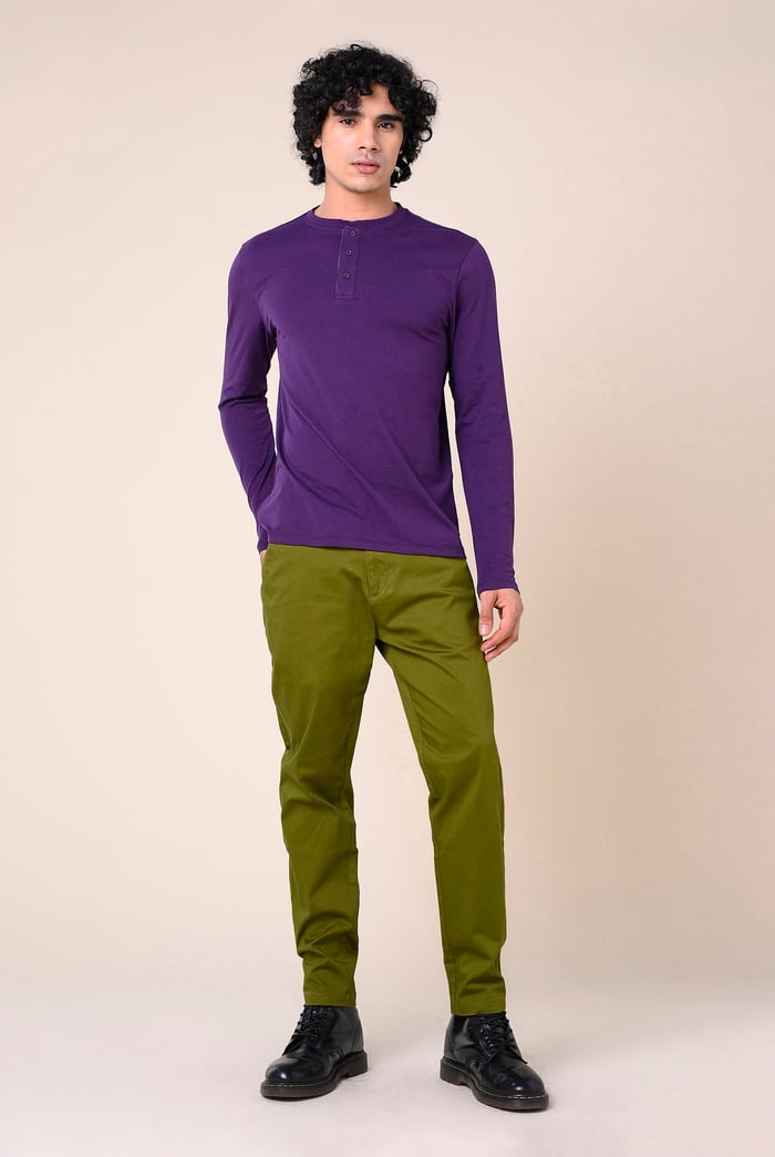 Mens Tapered Stretch Chino Trouser