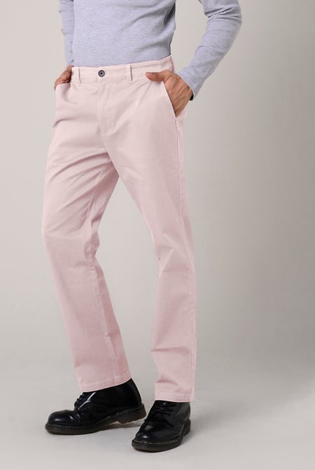 Mens Regular Fit Twill Chinos