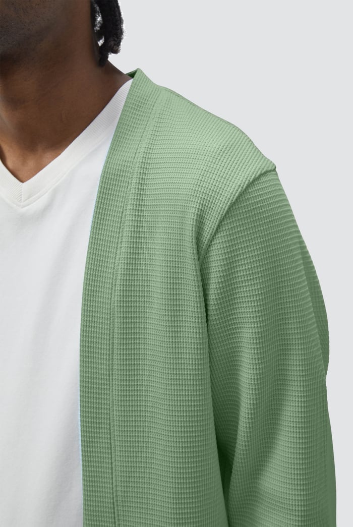 Waffle Cardigan