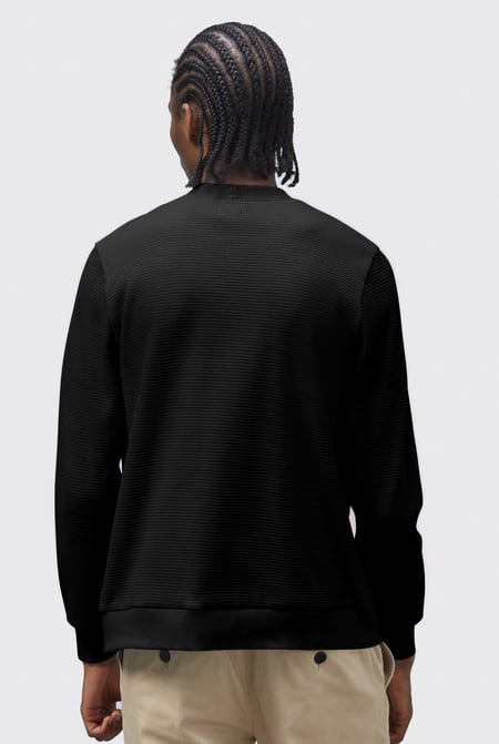 Black Waffle Cardigan