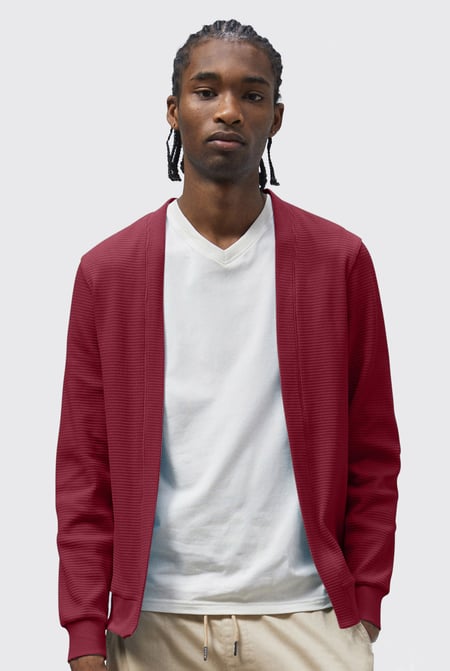 Waffle Cardigan