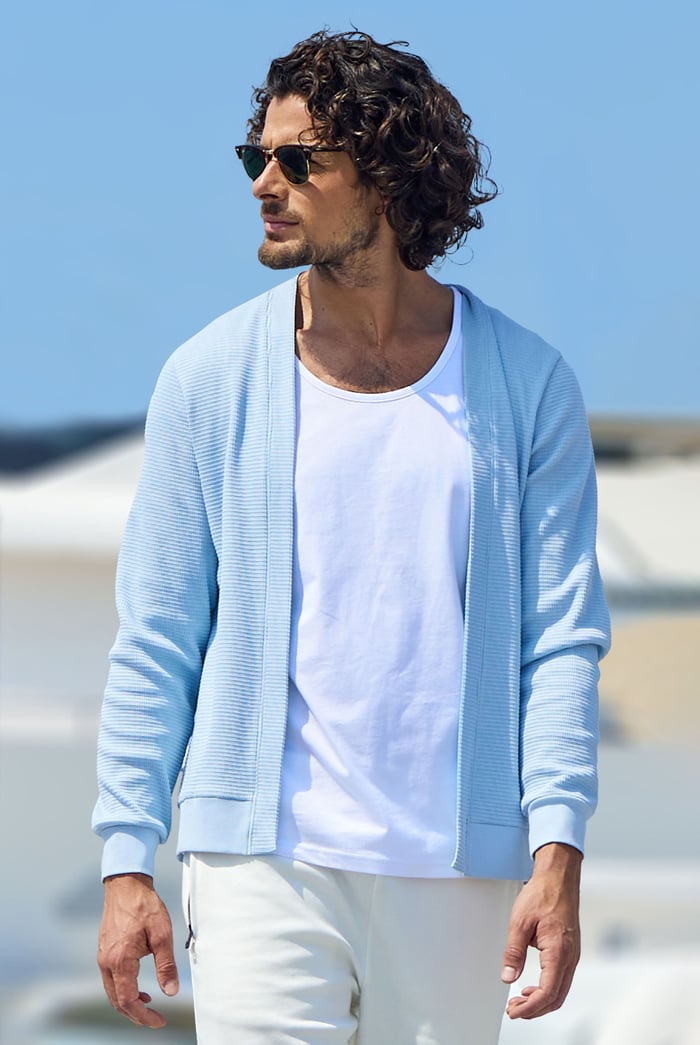 Waffle Cardigan