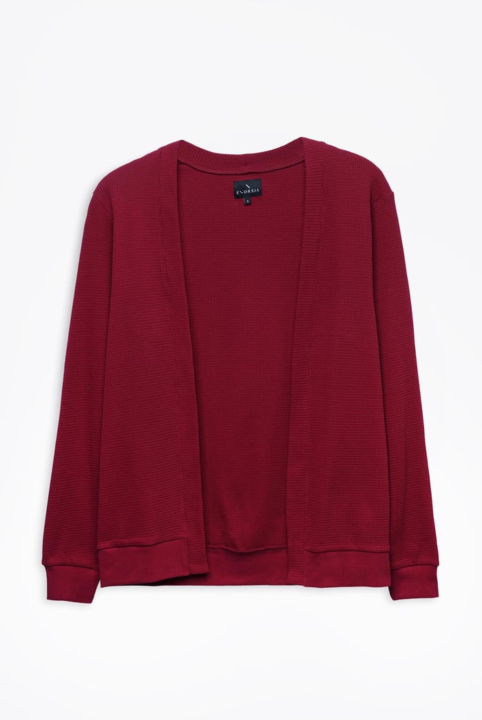 Waffle Cardigan