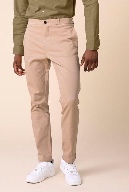 Mens Navy Semi Formal Chino Trouser