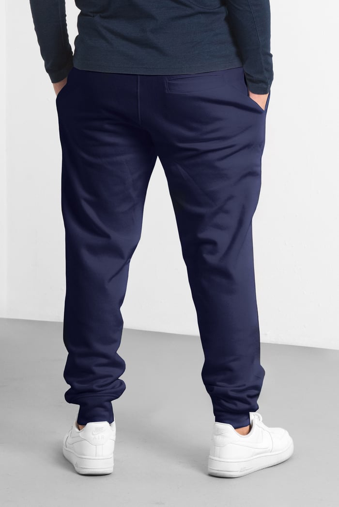 Mens Brushed Terry Jogger With Cut And Sew Waistband