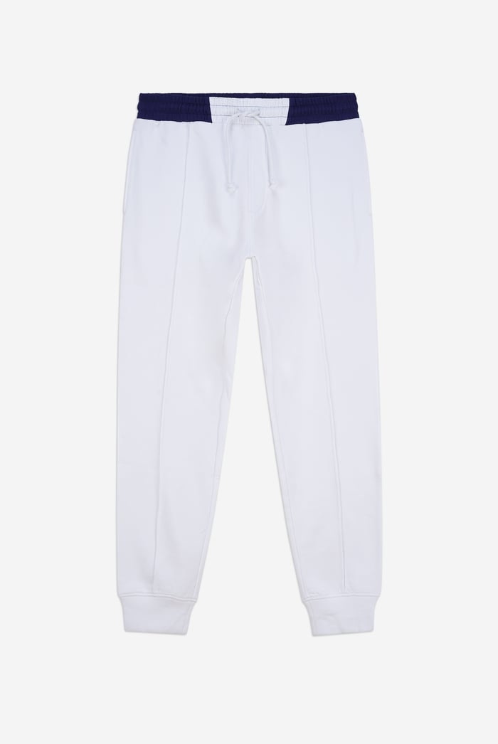 Mens Brushed Terry Jogger With Cut And Sew Waistband