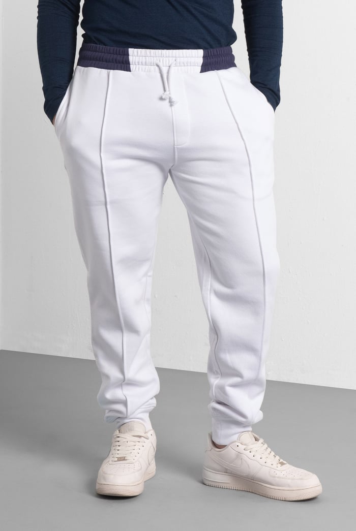 Mens Brushed Terry Jogger With Cut And Sew Waistband