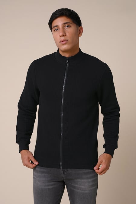 Mens Premium Texture Jersey Jacket