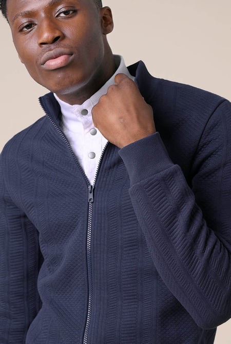 Mens Premium Texture Jersey Jacket