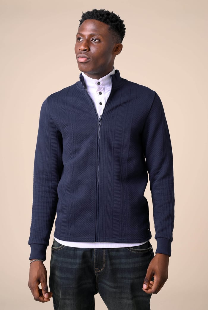 Mens Premium Texture Jersey Jacket