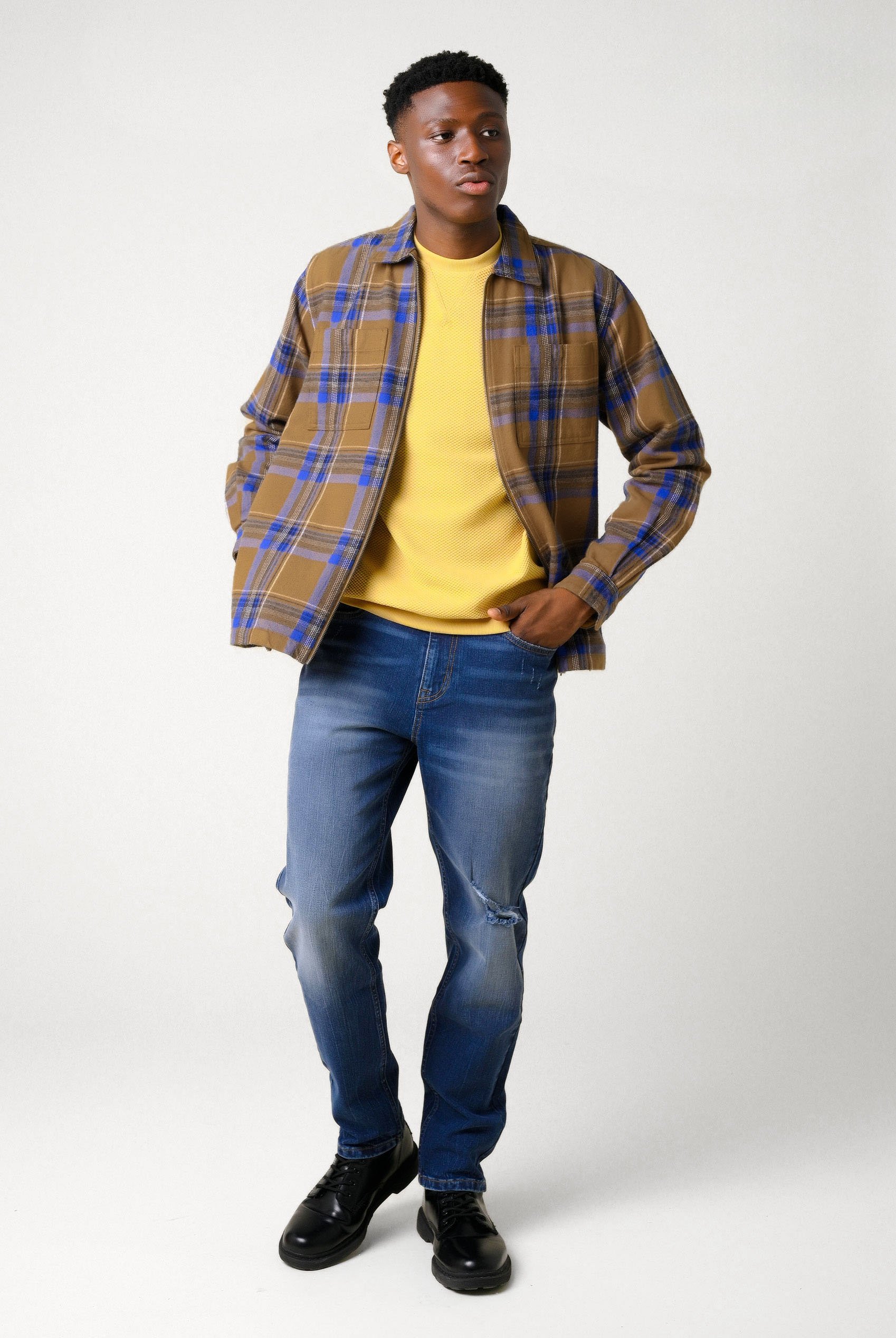 Yarn Dyed Flannel Shacket