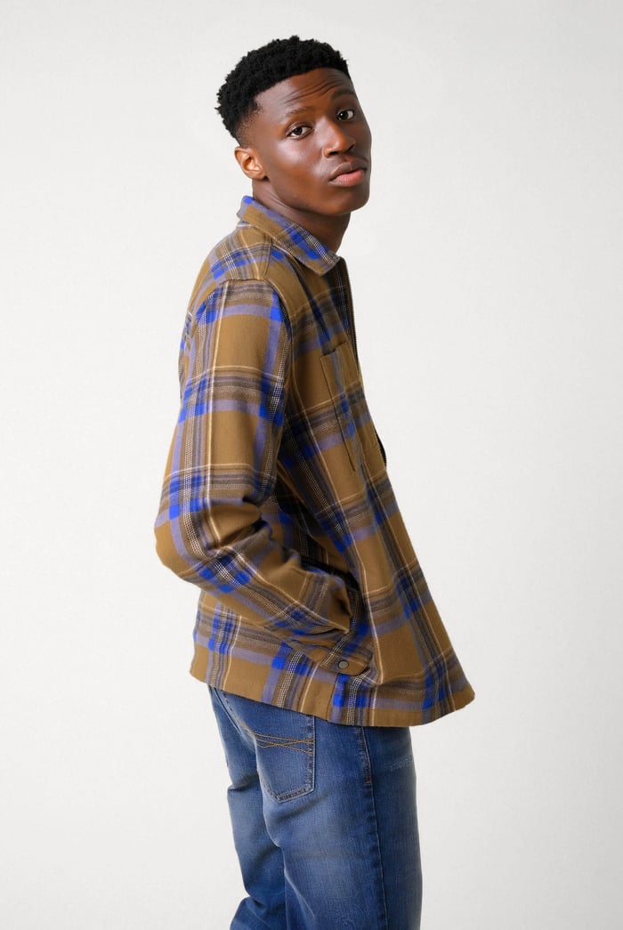 Yarn Dyed Flannel Shacket