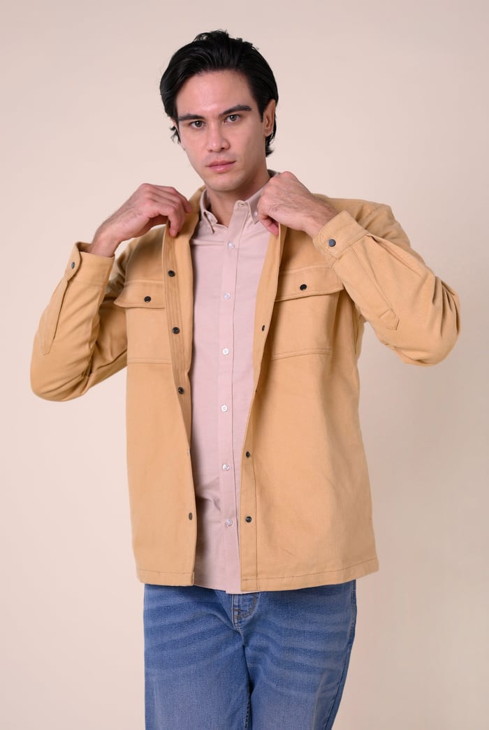 Mens Premium Twill Shacket