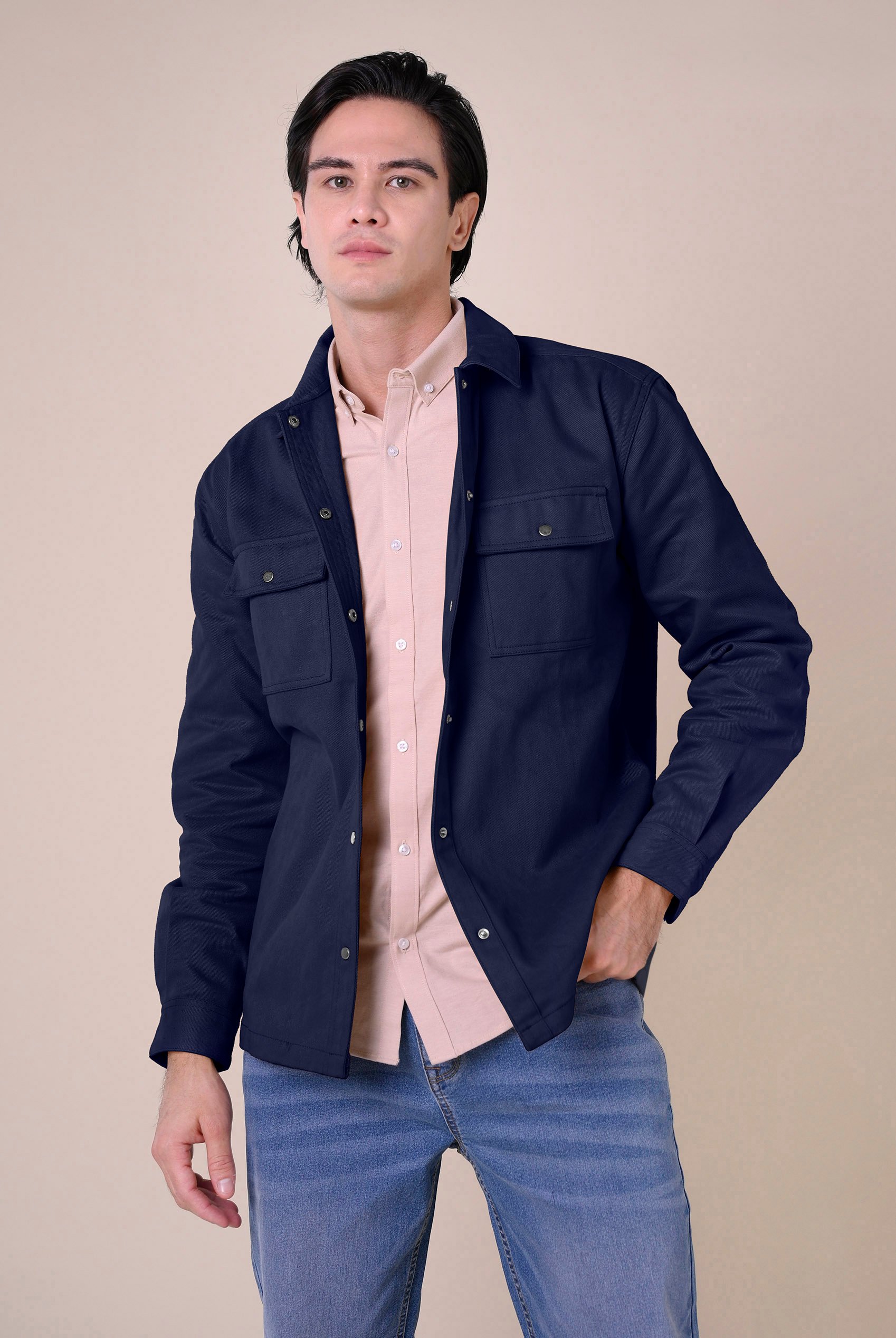 Mens Premium Twill Shacket