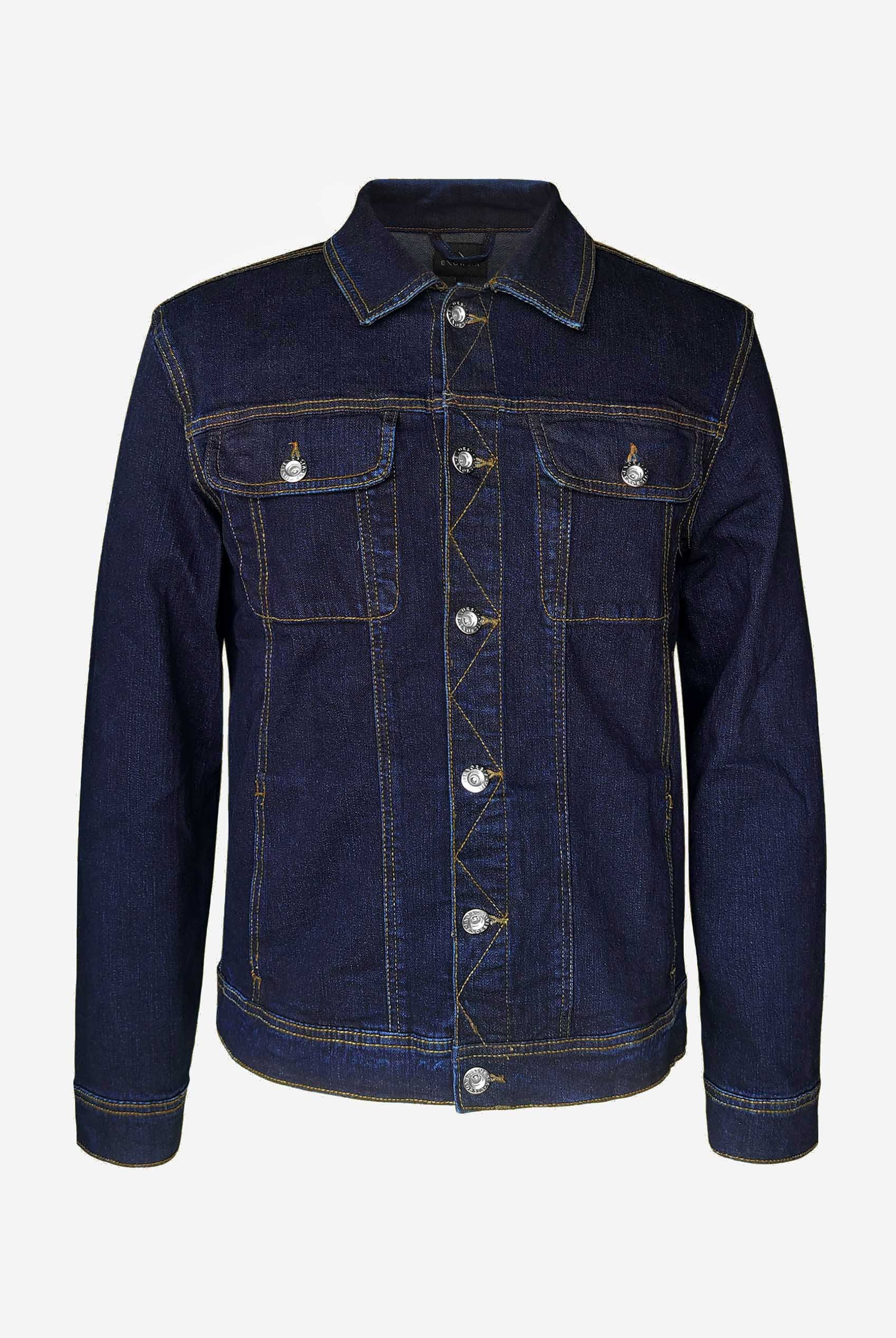 Long Sleeve Raw Denim Jacket