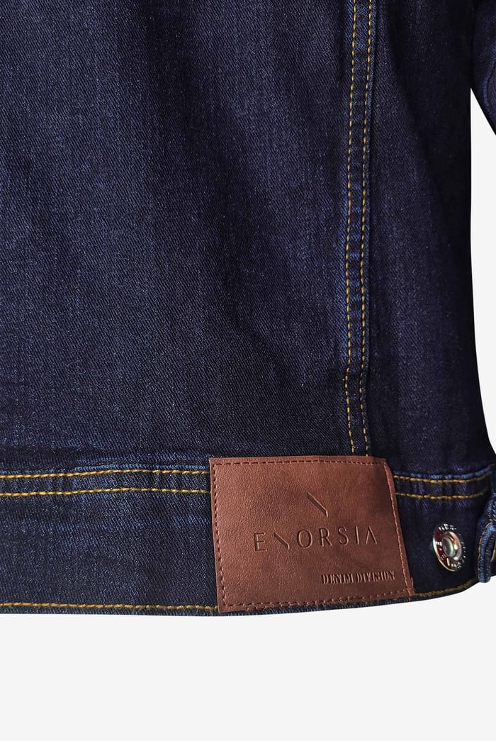 Long Sleeve Raw Denim Jacket