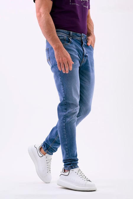 Mid Blue Slim Fit Jeans