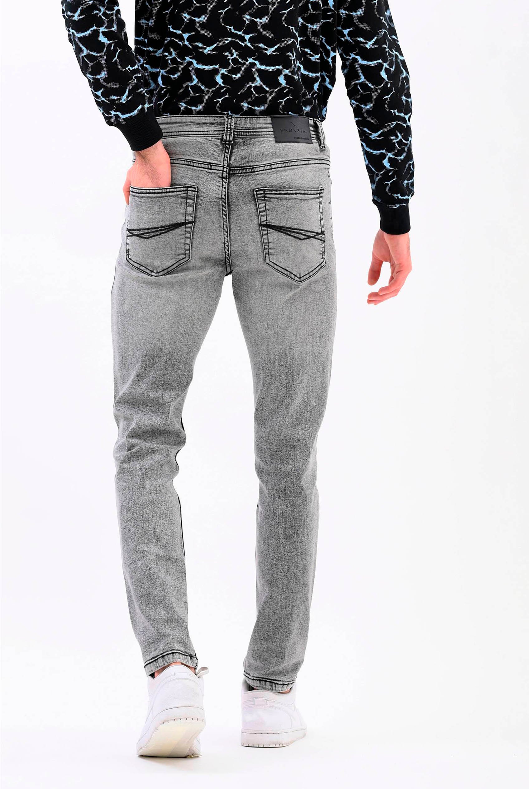 Grey Soft Touch Slim Stretch Jeans