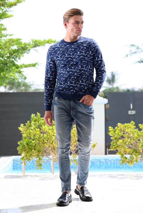 Enorsia Authentic Skinny Fit Blue Jeans